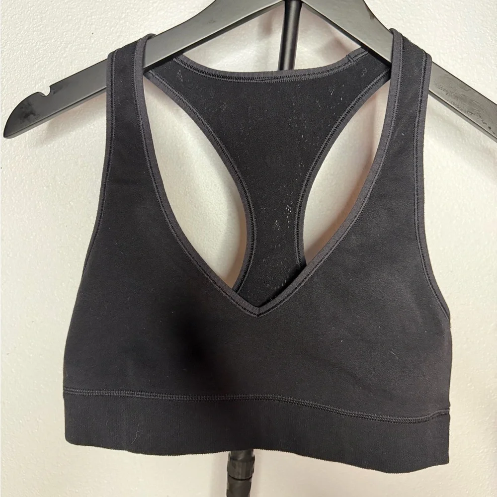 Lululemon Athletica Black Lace Racerback Sports Bra